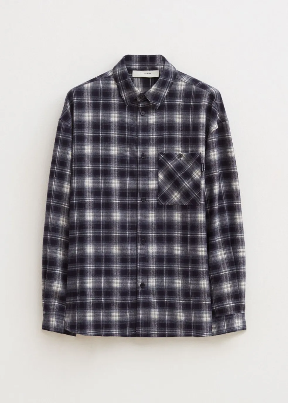 Oversized overshirt met merk