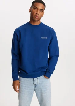 Oversized sweater met logo