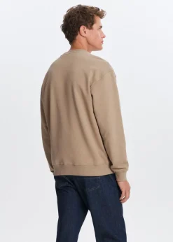 Oversized sweater met logo