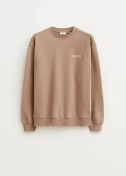Oversized sweater met logo