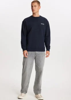 Oversized sweater met logo