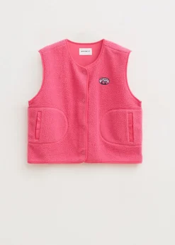 Oversized teddy gilet
