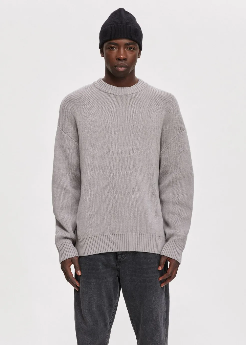 Oversized trui overlap logo