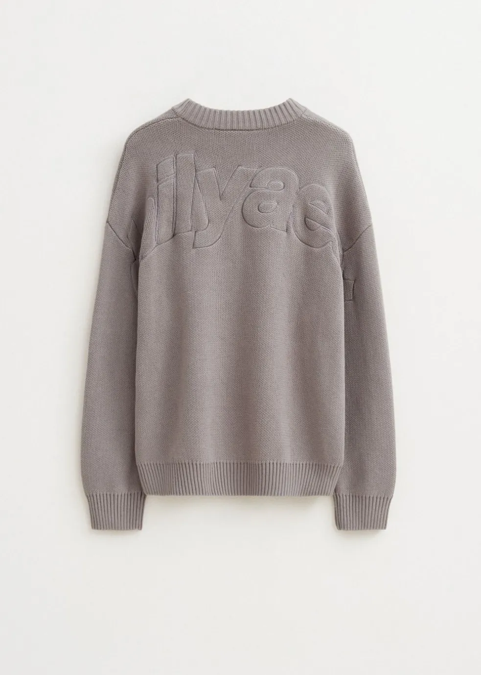 Oversized trui overlap logo