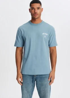 Oversized t-shirt met bloem