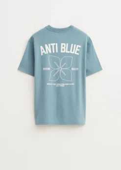 Oversized t-shirt met bloem