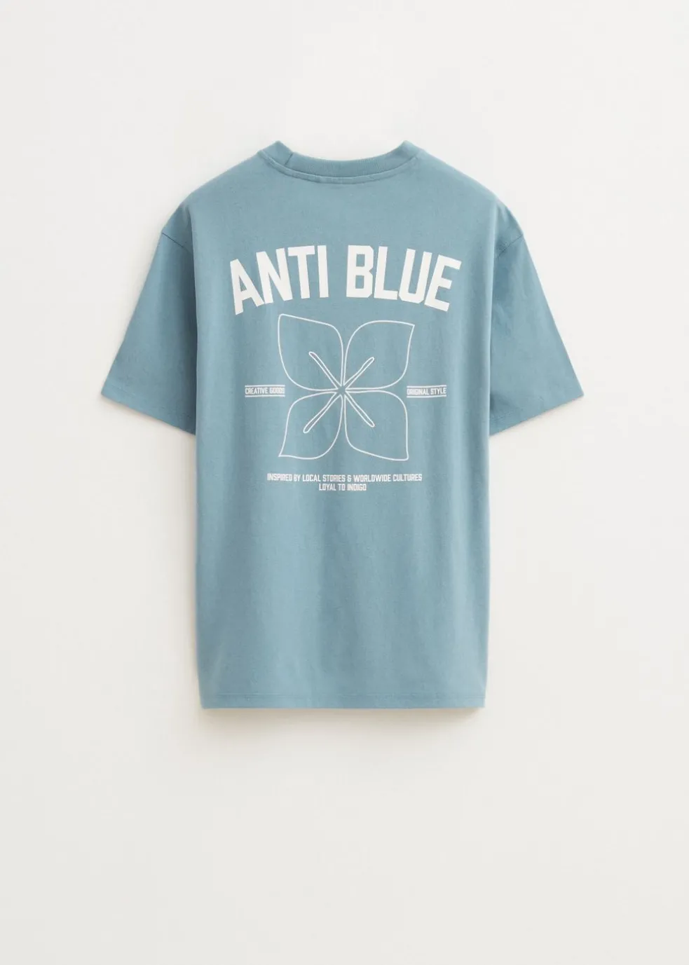 Oversized t-shirt met bloem