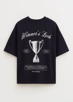 Oversized t-shirt winner's luck