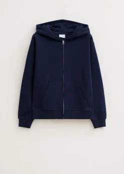 Oversized vest met rits