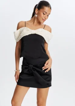Pailletten strik top