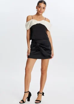 Pailletten strik top