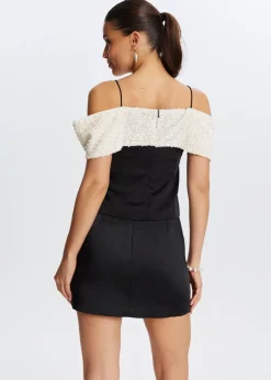 Pailletten strik top