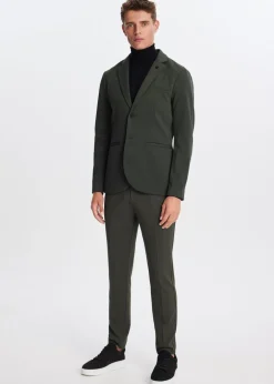 Piqué blazer