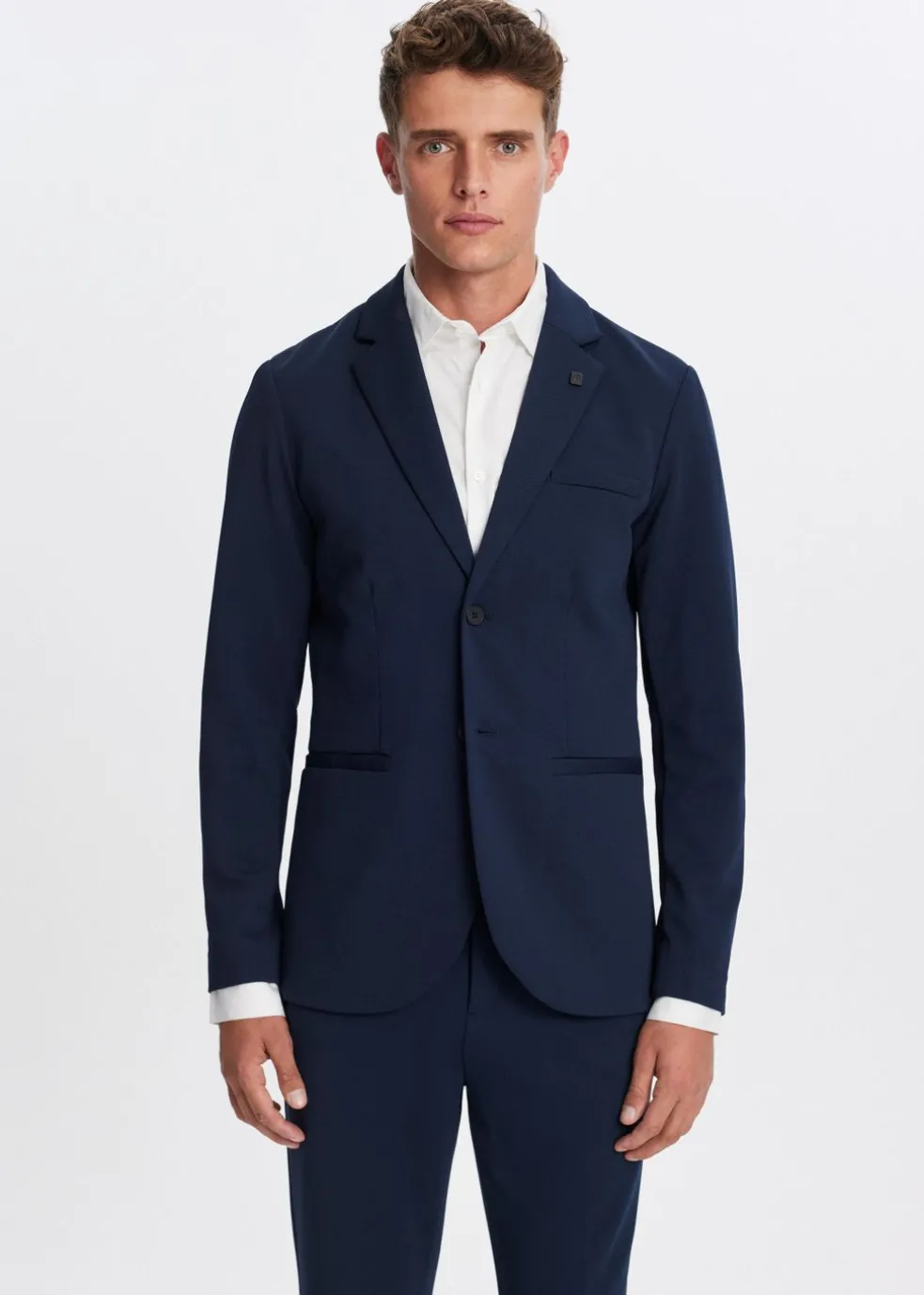 Piqué blazer