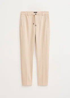 Piqué chino slim fit