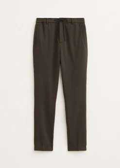 Piqué chino slim fit