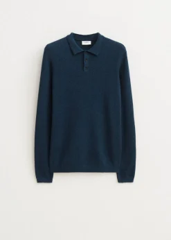 Polo met honinggraatdetail