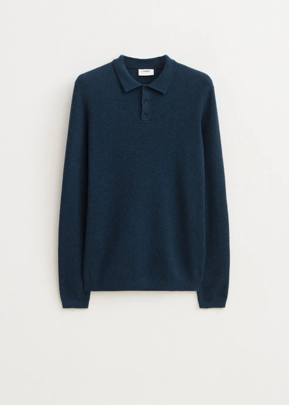 Polo met honinggraatdetail