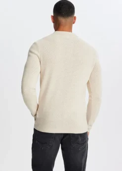 Polo met honinggraatdetail