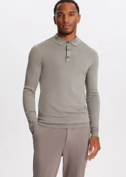 Polo met lange mouwen