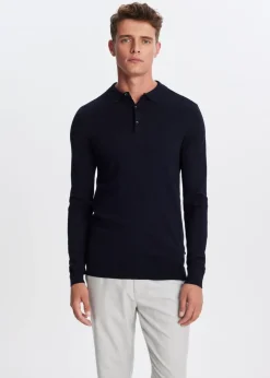 Polo met lange mouwen