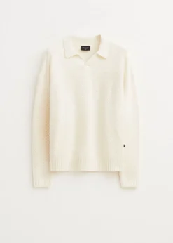 Polo met structuurdetails