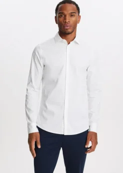 Poplin overhemd