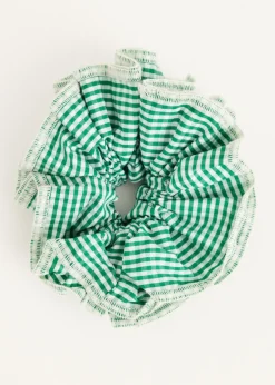 Scrunchie met ruitpatroon