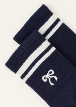 Sokken met geborduurd detail