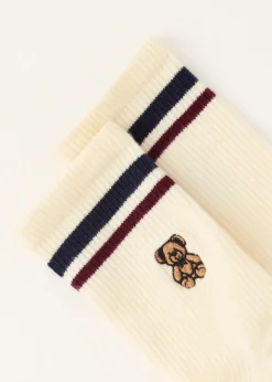 Sokken met geborduurd detail