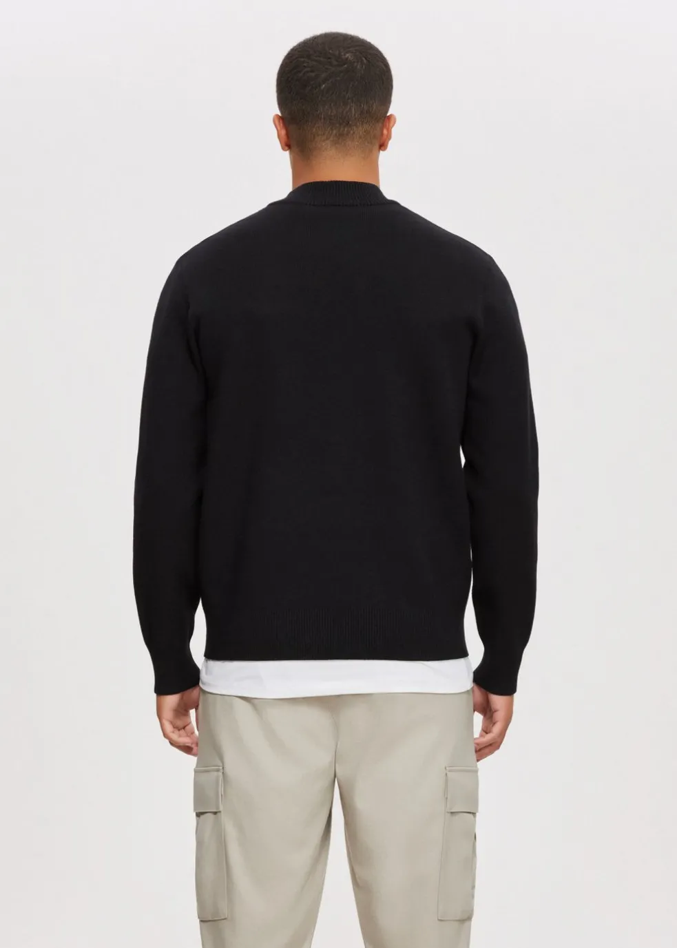 Staff mock-neck trui