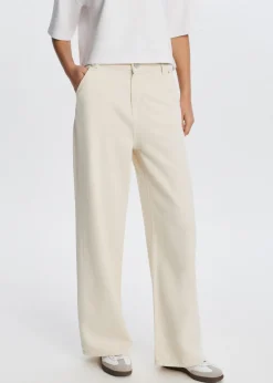 Straight leg jeans met baggy fit