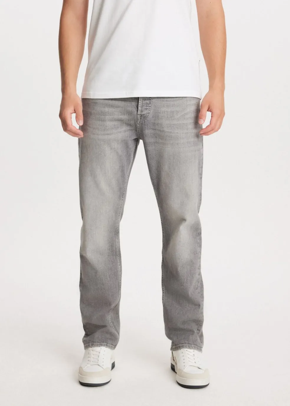 Stretchy straight leg jeans