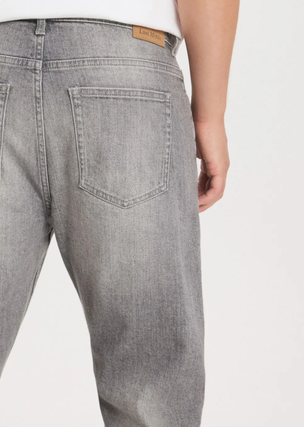 Stretchy straight leg jeans
