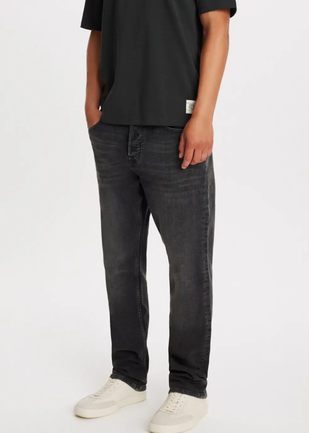 Stretchy straight leg jeans
