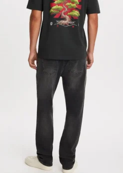 Stretchy straight leg jeans