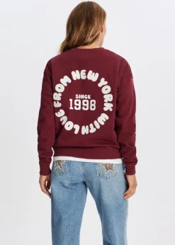 Sweater met backprint