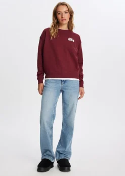 Sweater met backprint