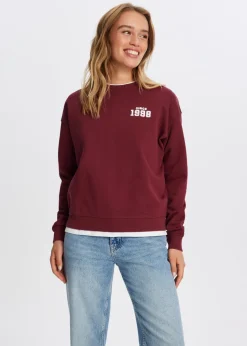 Sweater met backprint
