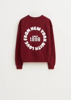 Sweater met backprint