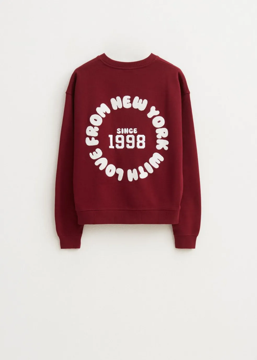 Sweater met backprint
