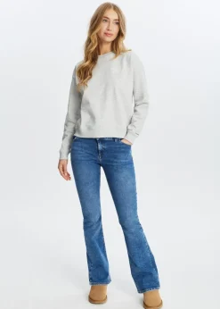 Sweater met backprint