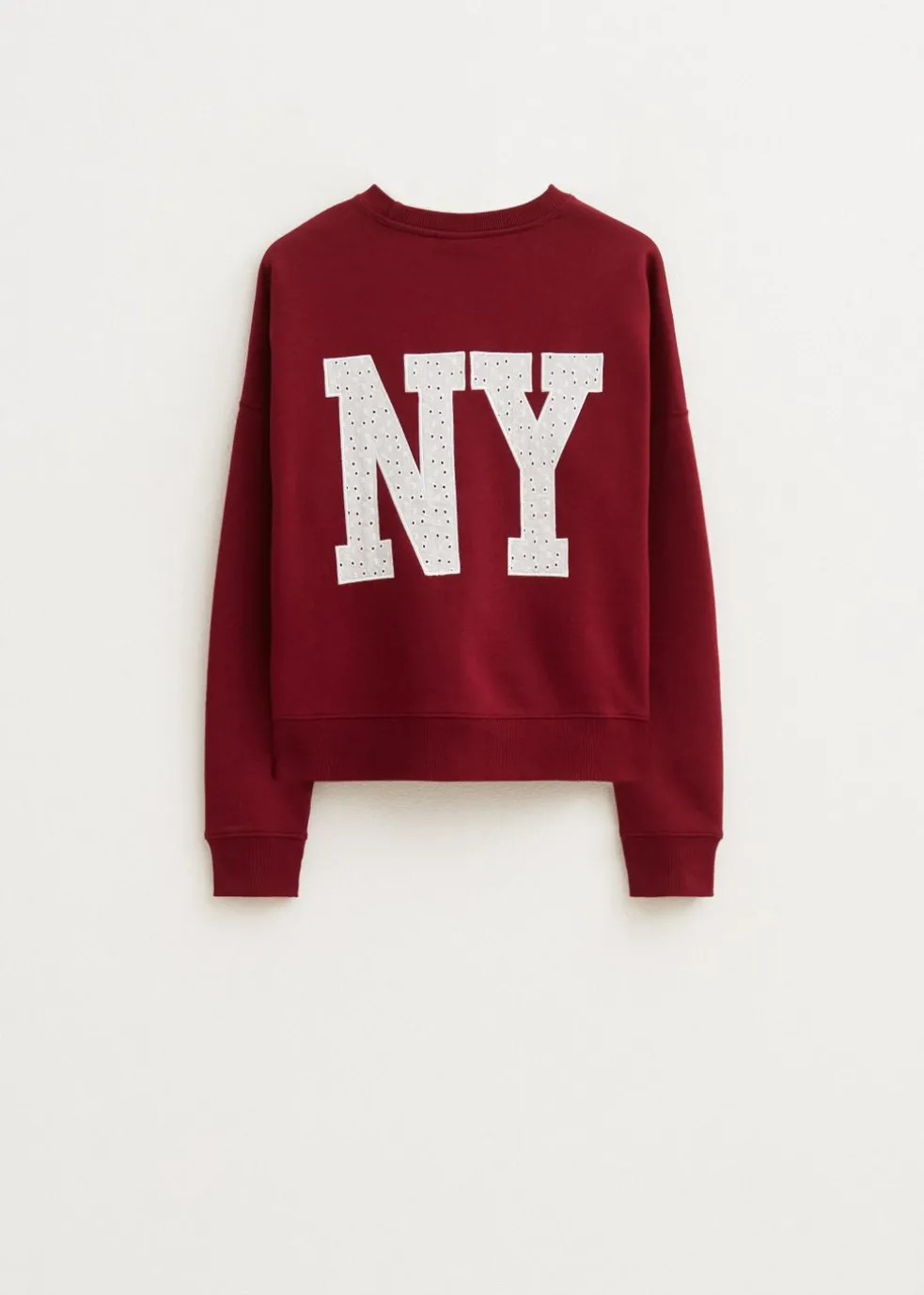 Sweater met broderie