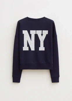 Sweater met broderie