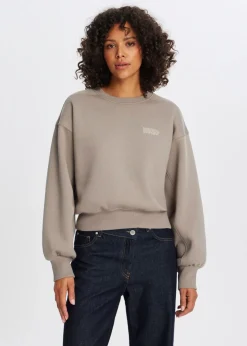 Sweater met collect print