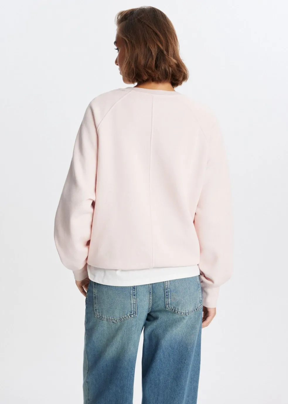 Sweater met fluffy print