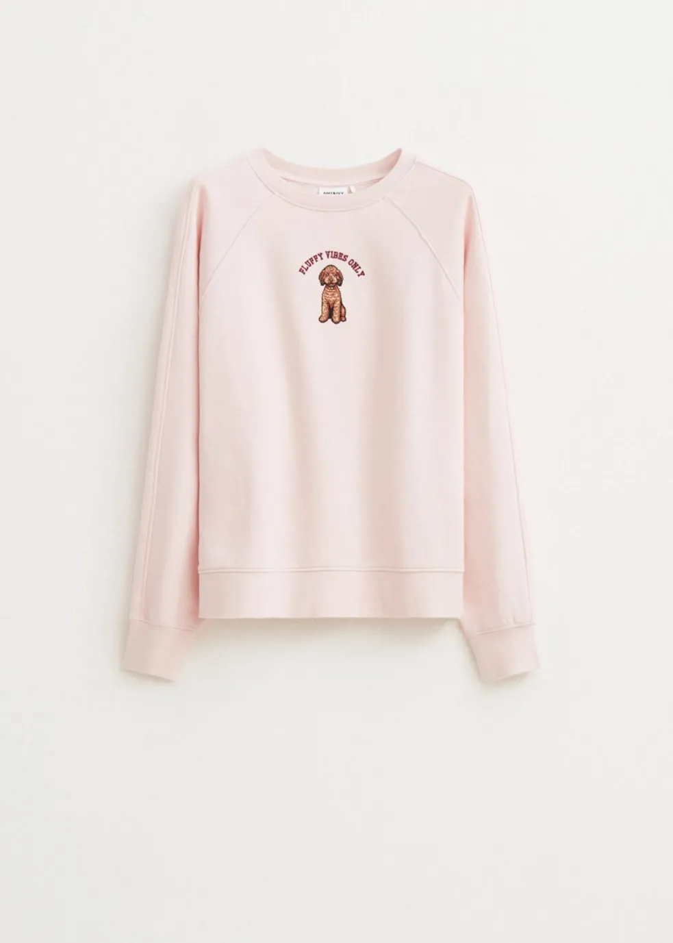 Sweater met fluffy print