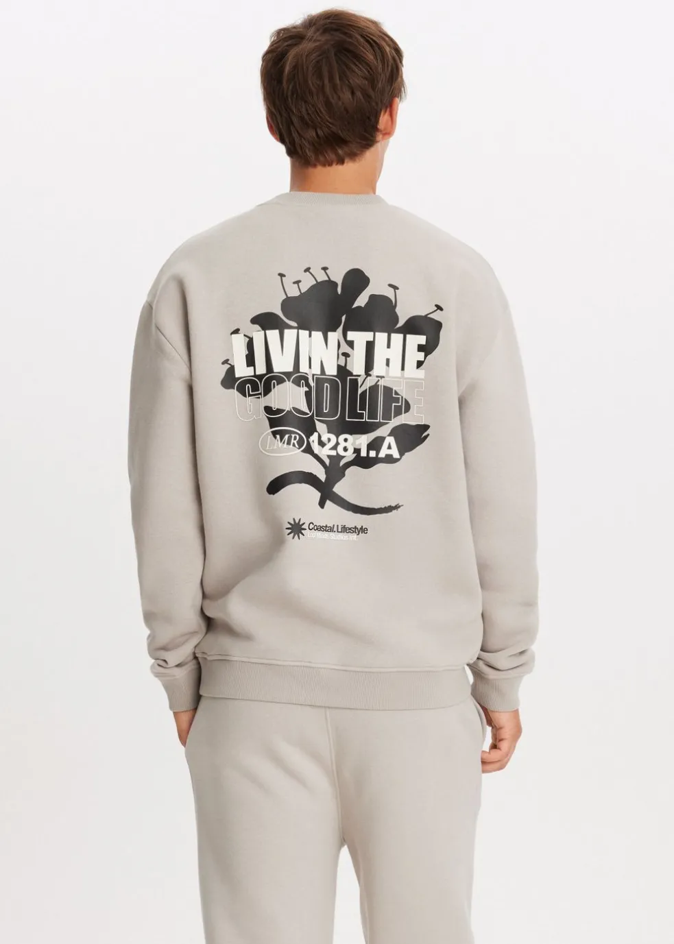 Sweater met print bloem