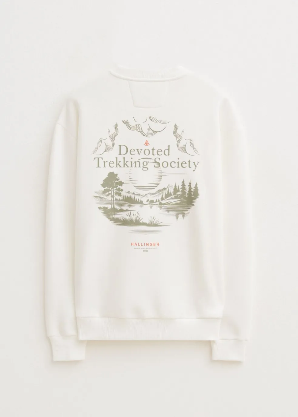Sweater met print society