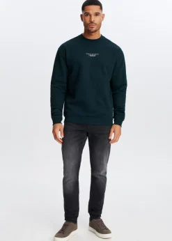 Sweater met print wereldbol